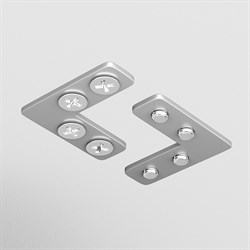 Соединитель угловой для шинопроводов Exility Gravity натяжного потолка, 2шт TRA034CL-SC-42S TRA034CL-SC-42S - фото 57853