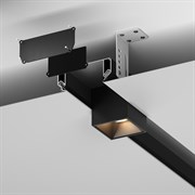 Алюминиевый профиль ниши скрытого монтажа в натяжной потолок 99x40 ALM-9940-SC-B-2M ALM-9940-SC-B-2M