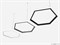 Светильник HEXAGON SIDE  72W 5970