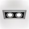 Встраиваемый светильник Metal Modern GU10 2x50Вт DL008-2-02-S DL008-2-02-S