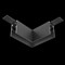 Коннектор угловой Exility накладной черный TRA034HCL-41B TRA034HCL-41B